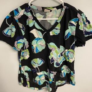 Grey’s Anatomy Floral Scrub Top